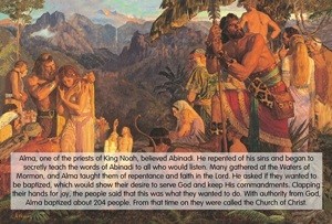 lesson 12 alma baptizes at the waters of mormon sm